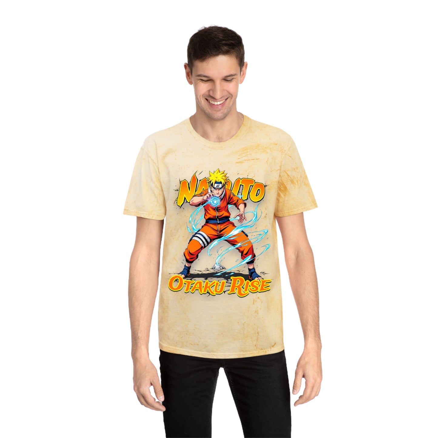 Naruto Otaku Rise Unisex T-Shirt, Anime Apparel, Geek Gift, Colorful Anime Shirt, Cosplay Tee, Otaku Merchandise