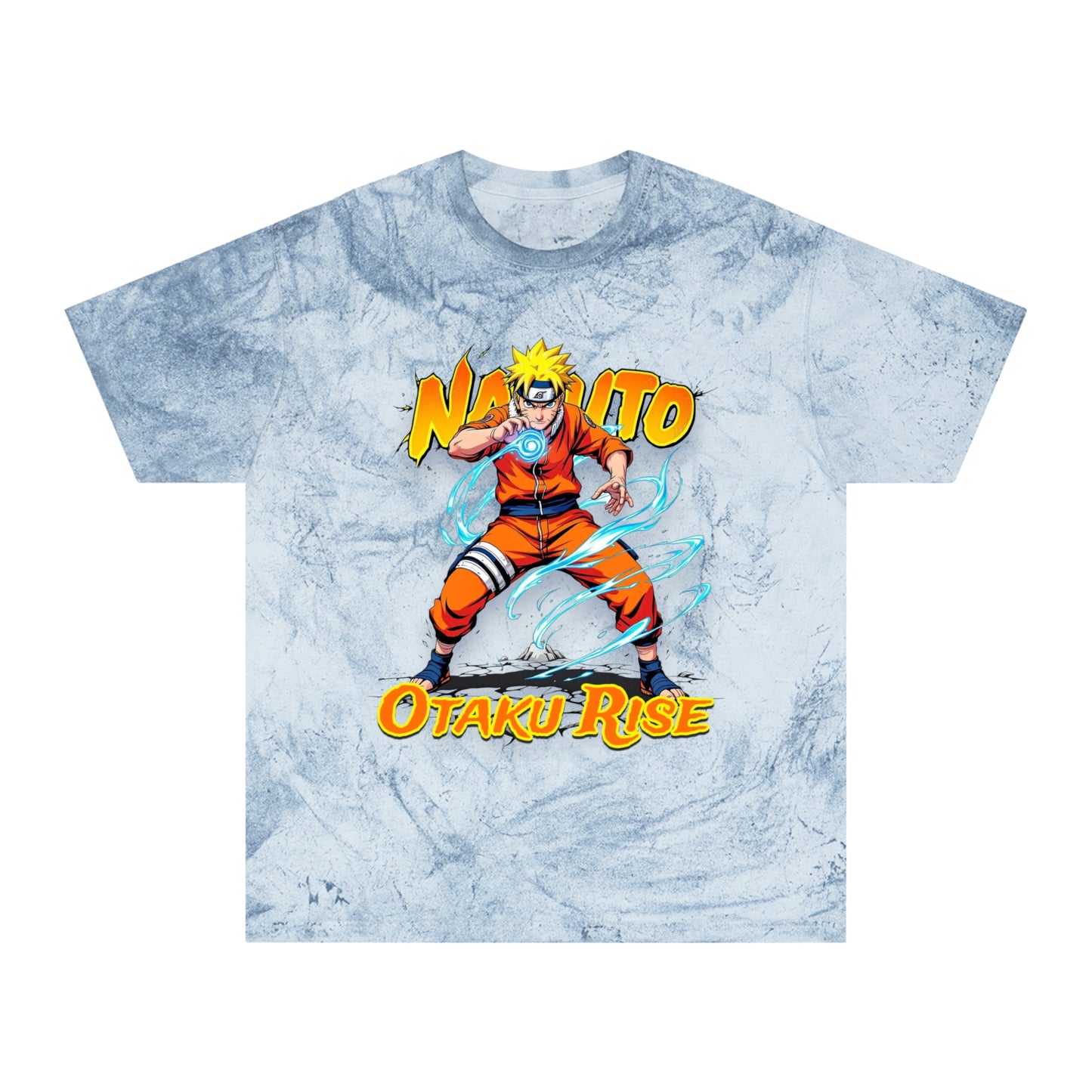 Naruto Otaku Rise Unisex T-Shirt, Anime Apparel, Geek Gift, Colorful Anime Shirt, Cosplay Tee, Otaku Merchandise