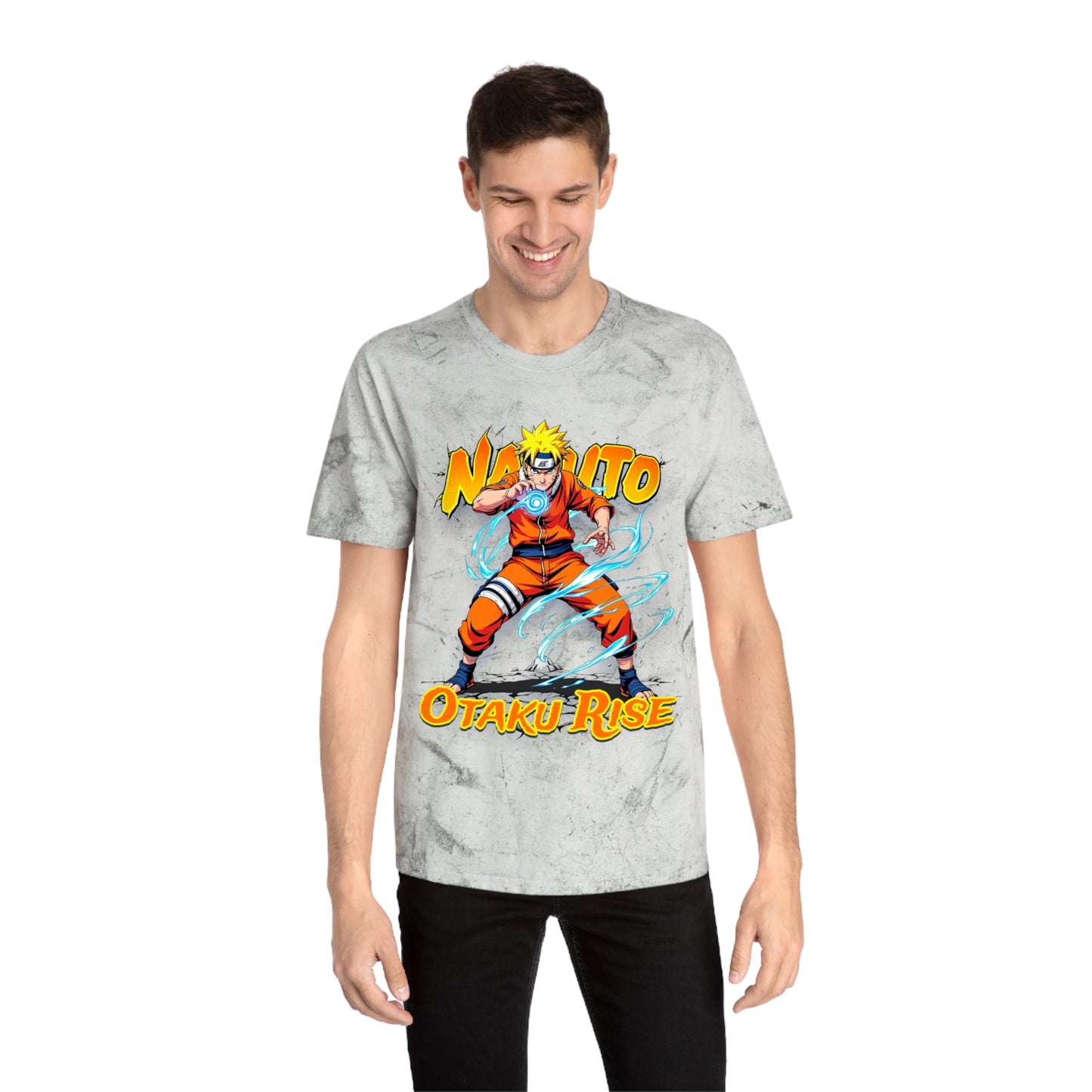 Naruto Otaku Rise Unisex T-Shirt, Anime Apparel, Geek Gift, Colorful Anime Shirt, Cosplay Tee, Otaku Merchandise