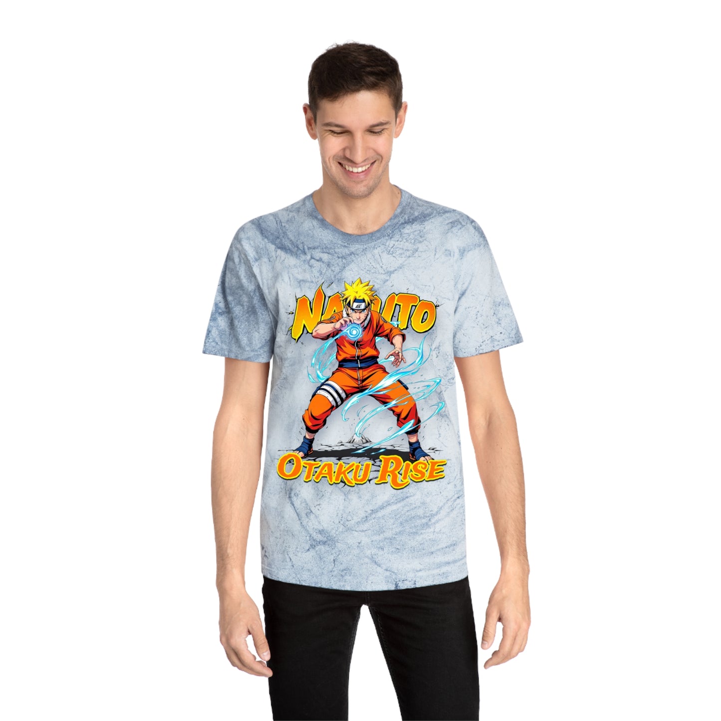 Naruto Otaku Rise Unisex T-Shirt, Anime Apparel, Geek Gift, Colorful Anime Shirt, Cosplay Tee, Otaku Merchandise