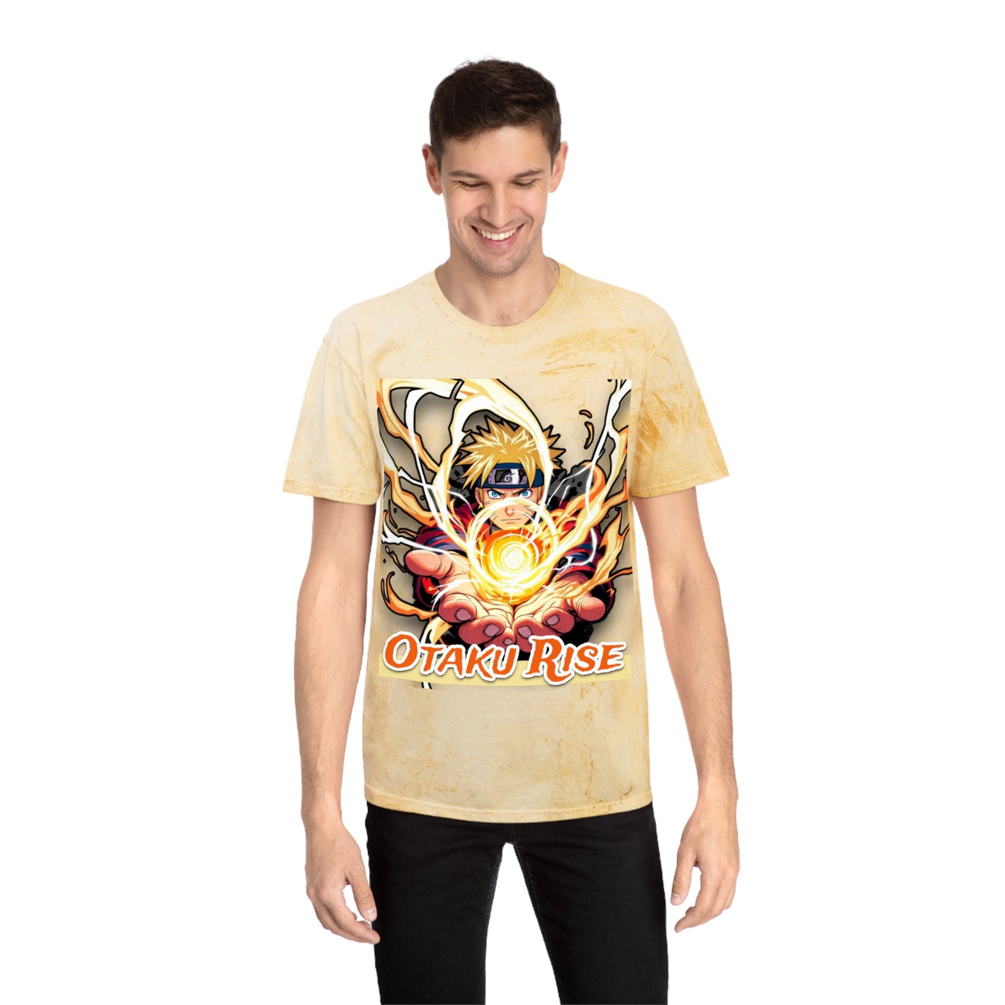 Unisex Anime Color Blast Tee | Otaku Rise T-Shirt, Gamer Gift, Anime Merchandise, Casual Wear, Geek Style, Collector's Item