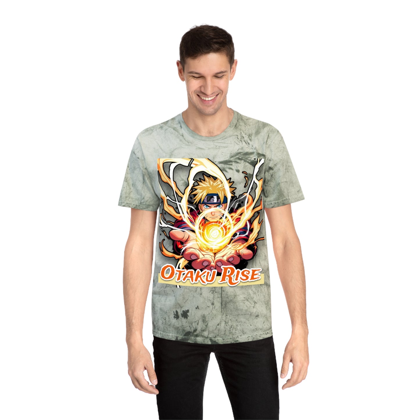 Unisex Anime Color Blast Tee | Otaku Rise T-Shirt, Gamer Gift, Anime Merchandise, Casual Wear, Geek Style, Collector's Item