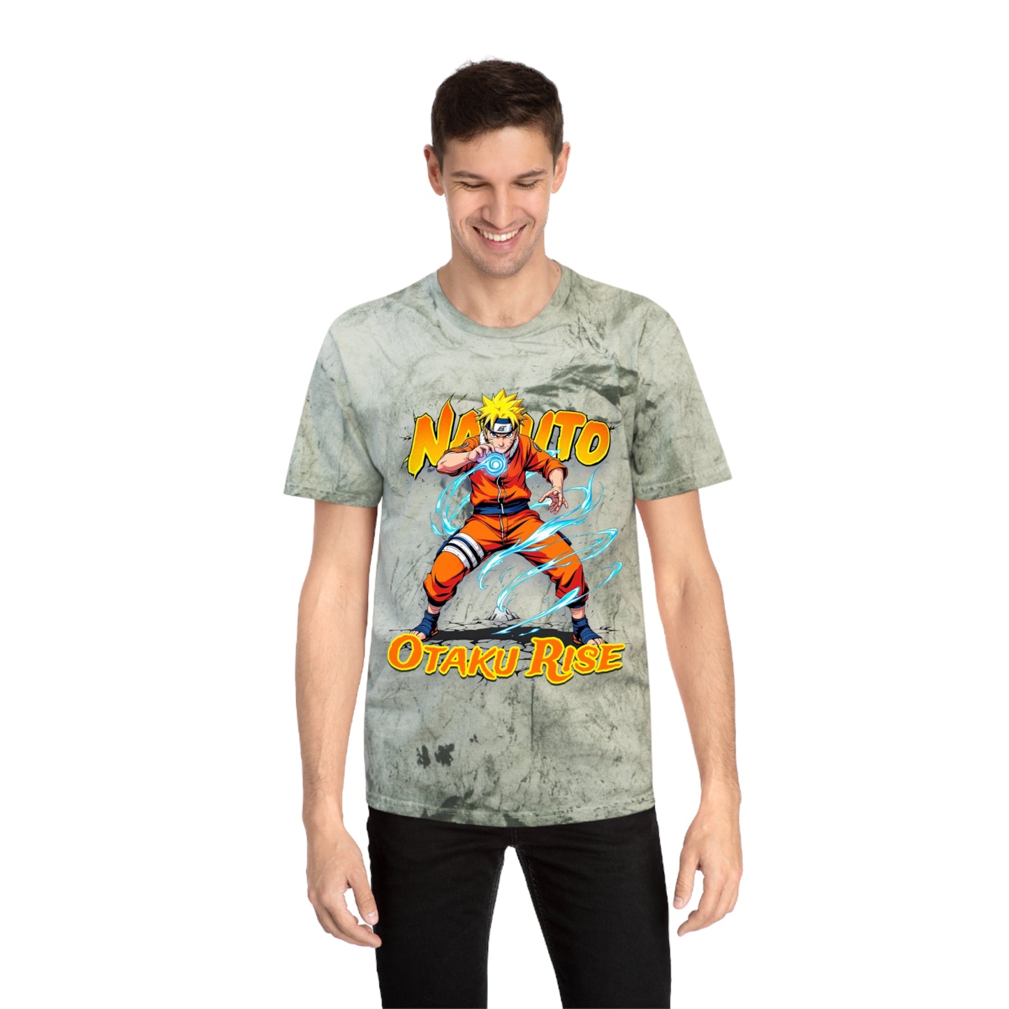 Naruto Otaku Rise Unisex T-Shirt, Anime Apparel, Geek Gift, Colorful Anime Shirt, Cosplay Tee, Otaku Merchandise