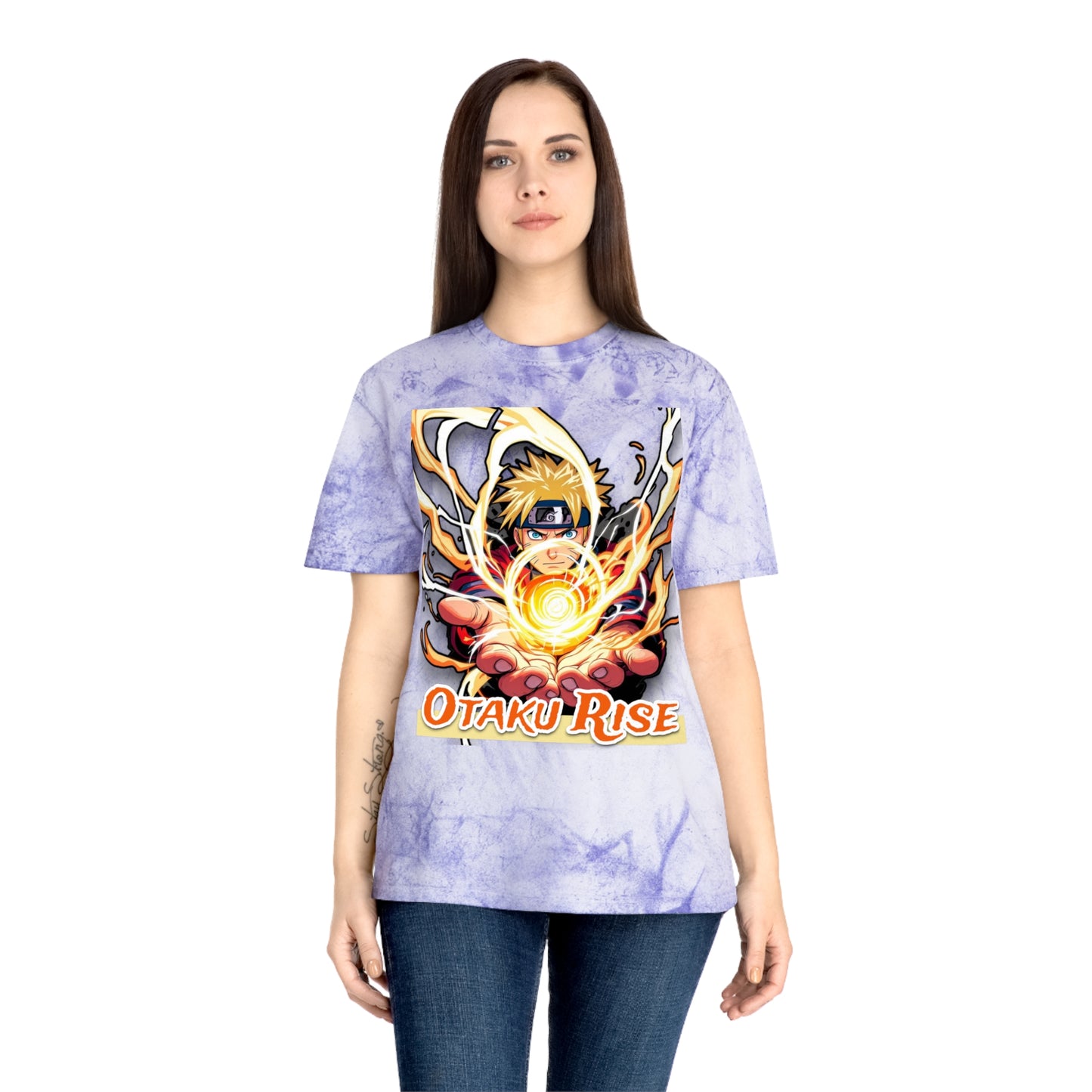 Unisex Anime Color Blast Tee | Otaku Rise T-Shirt, Gamer Gift, Anime Merchandise, Casual Wear, Geek Style, Collector's Item