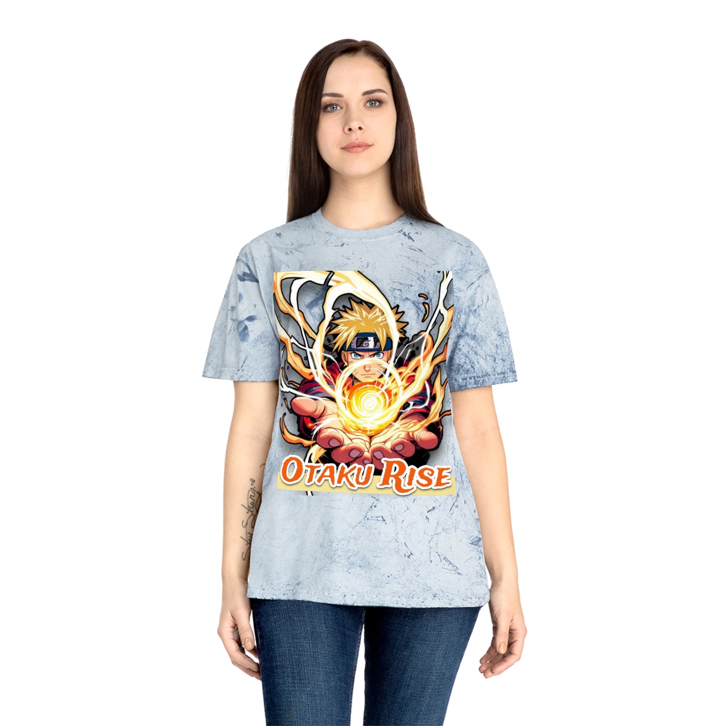 Unisex Anime Color Blast Tee | Otaku Rise T-Shirt, Gamer Gift, Anime Merchandise, Casual Wear, Geek Style, Collector's Item