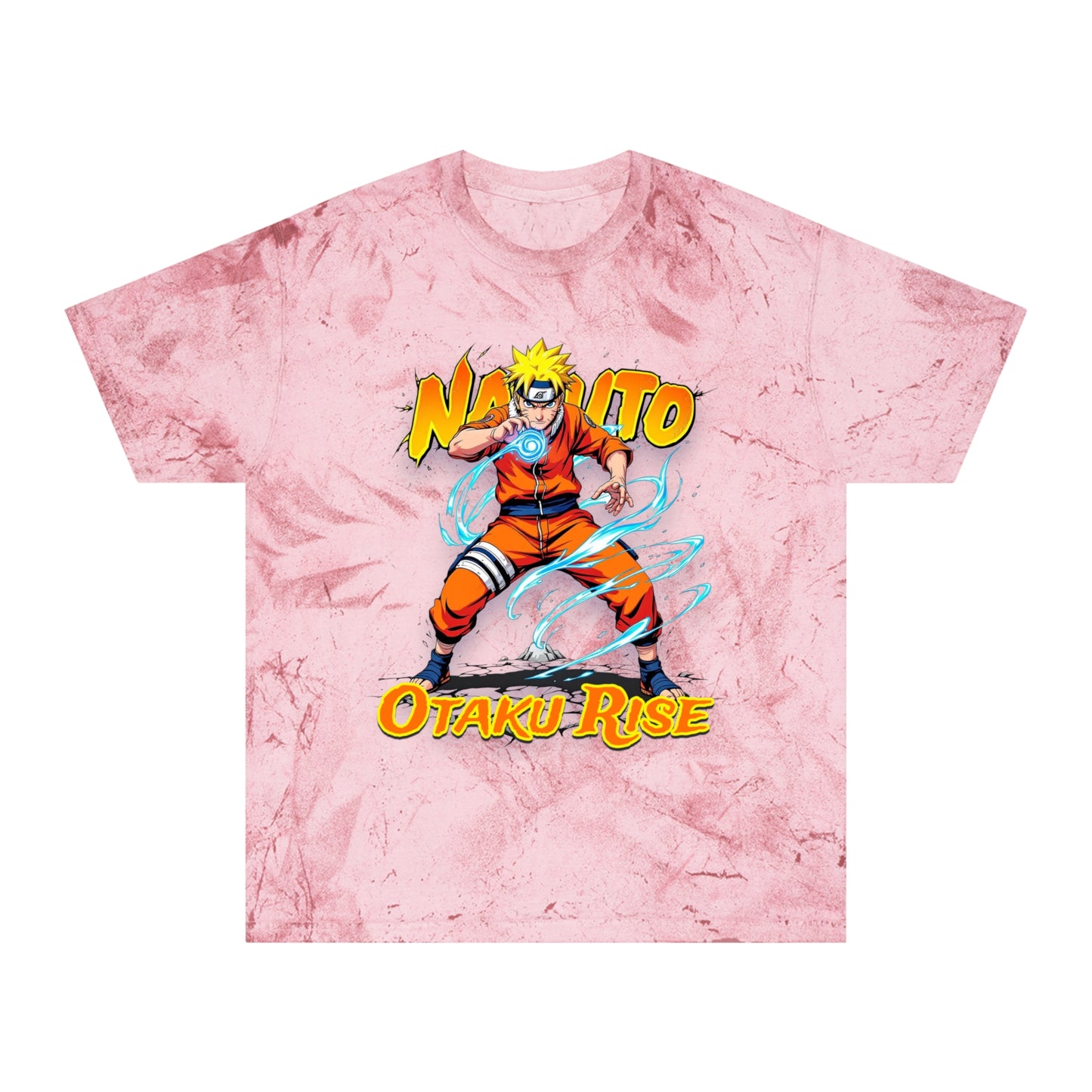 Naruto Otaku Rise Unisex T-Shirt, Anime Apparel, Geek Gift, Colorful Anime Shirt, Cosplay Tee, Otaku Merchandise
