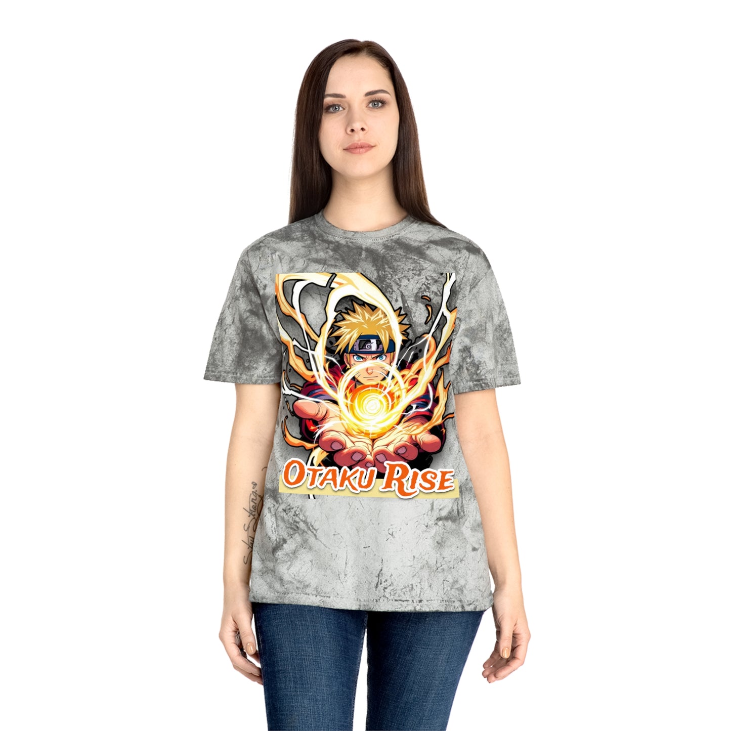 Unisex Anime Color Blast Tee | Otaku Rise T-Shirt, Gamer Gift, Anime Merchandise, Casual Wear, Geek Style, Collector's Item