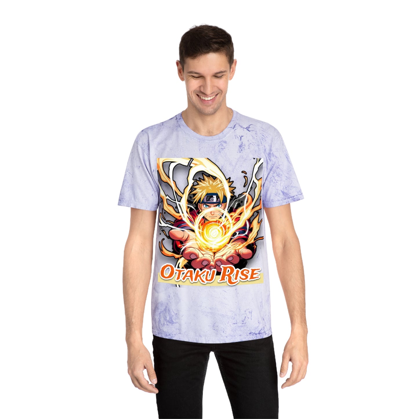 Unisex Anime Color Blast Tee | Otaku Rise T-Shirt, Gamer Gift, Anime Merchandise, Casual Wear, Geek Style, Collector's Item