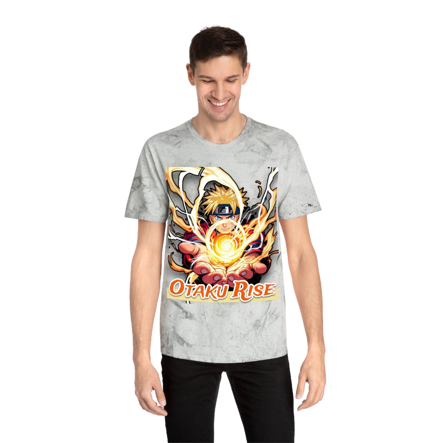 Unisex Anime Color Blast Tee | Otaku Rise T-Shirt, Gamer Gift, Anime Merchandise, Casual Wear, Geek Style, Collector's Item