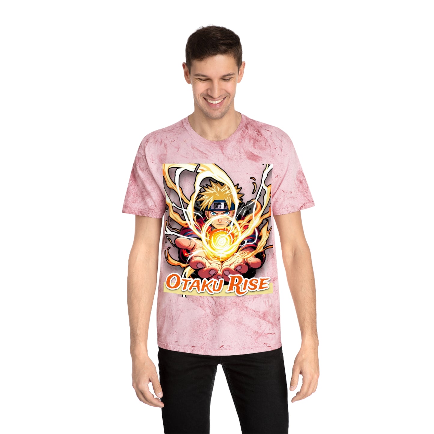 Unisex Anime Color Blast Tee | Otaku Rise T-Shirt, Gamer Gift, Anime Merchandise, Casual Wear, Geek Style, Collector's Item