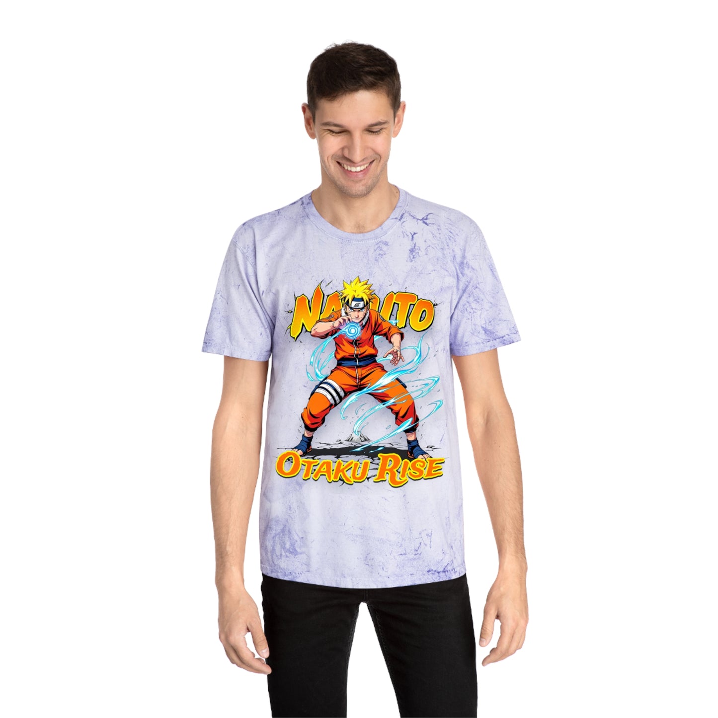 Naruto Otaku Rise Unisex T-Shirt, Anime Apparel, Geek Gift, Colorful Anime Shirt, Cosplay Tee, Otaku Merchandise