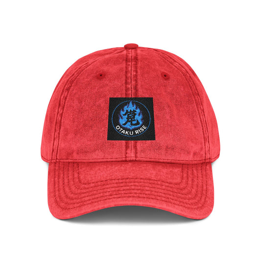 Vintage Embroidered Cap - Stylish Red Hat for Casual Outings, Gifts for Anime Fans, Summer Accessory, Outdoor Wear, Unique Headwear