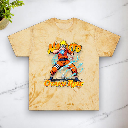 Naruto Otaku Rise Unisex T-Shirt, Anime Apparel, Geek Gift, Colorful Anime Shirt, Cosplay Tee, Otaku Merchandise