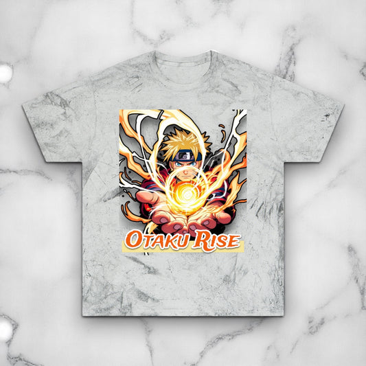 Unisex Anime Color Blast Tee | Otaku Rise T-Shirt, Gamer Gift, Anime Merchandise, Casual Wear, Geek Style, Collector's Item