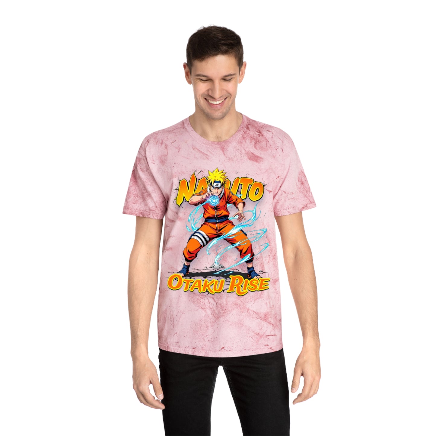 Naruto Otaku Rise Unisex T-Shirt, Anime Apparel, Geek Gift, Colorful Anime Shirt, Cosplay Tee, Otaku Merchandise