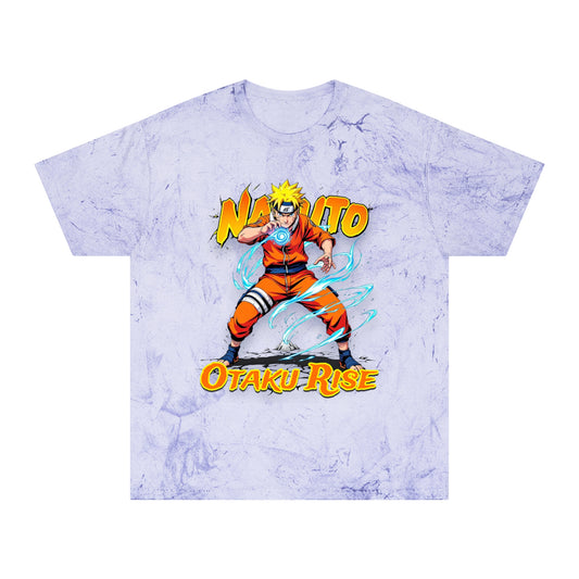 Naruto Otaku Rise Unisex T-Shirt, Anime Apparel, Geek Gift, Colorful Anime Shirt, Cosplay Tee, Otaku Merchandise
